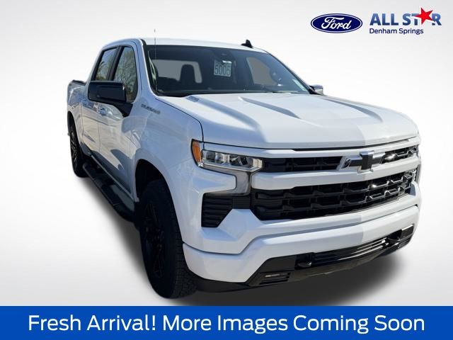 Summit White 2026 Chevrolet Silverado 1500 RST Crew Cab 4WD Pickup Truck Four-Wheel Drive 8-Speed Automatic