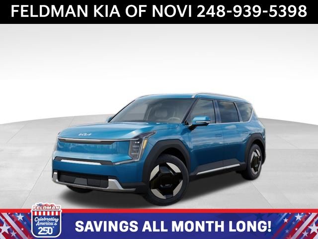 Ocean Blue 2026 Kia EV9 SUV / Crossover All-Wheel Drive 1-Speed Automatic
