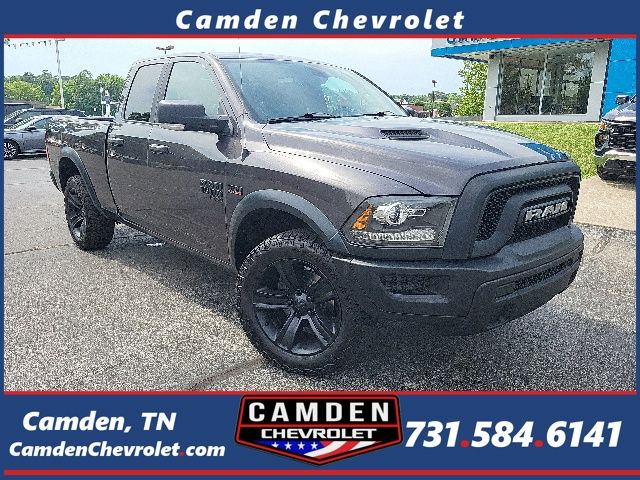 Gray (Granite Crystal Metallic Clearcoat) 2021 RAM 1500 Pickup Truck Four-Wheel Drive 8-Speed Automatic