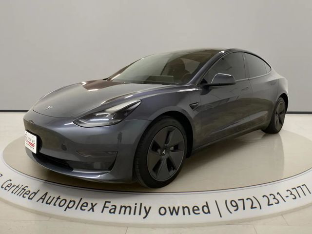 Silver Metallic 2023 Tesla Model 3 Sedan Rear-Wheel Drive 1-Speed Automatic