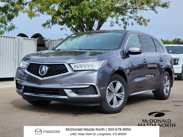 White 2019 Acura MDX SUV / Crossover All-Wheel Drive 9-Speed Automatic