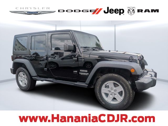 Black Clearcoat 2016 Jeep Wrangler SUV / Crossover Four-Wheel Drive 6-Speed Manual