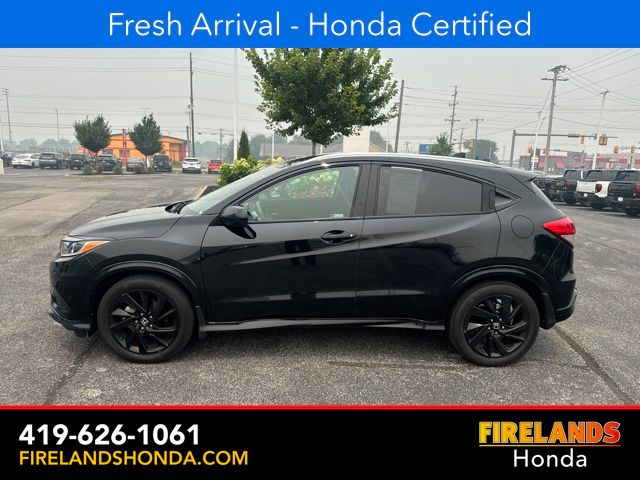 Crystal Black Pearl 2022 Honda HR-V SUV / Crossover All-Wheel Drive Continuously Variable Transmission