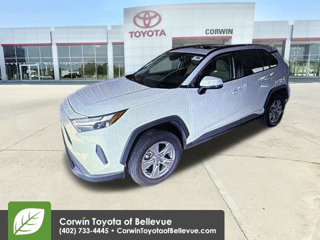 White 2022 Toyota RAV4 Hybrid XLE AWD SUV / Crossover All-Wheel Drive Continuously Variable Transmission