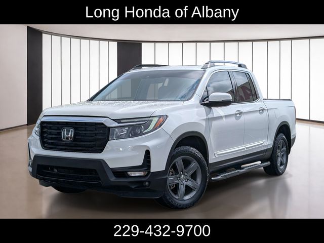 White 2022 Honda Ridgeline Pickup Truck All-Wheel Drive 9-Speed Automatic