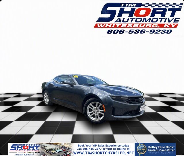 Shadow Gray Metallic 2019 Chevrolet Camaro Coupe Rear-Wheel Drive 8-Speed Automatic
