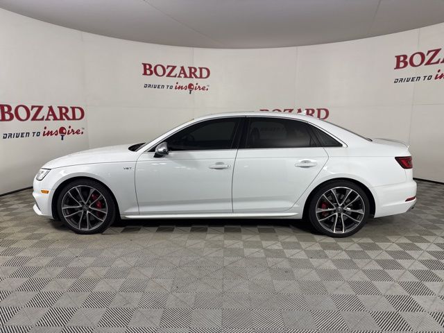 2018 Glacier White Metallic Audi S4 3.0T Premium Plus quattro Sedan