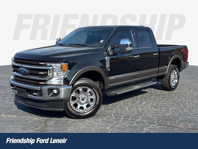 Black 2020 Ford F-250 Super Duty King Ranch Crew Cab 4WD Pickup Truck Four-Wheel Drive Automatic
