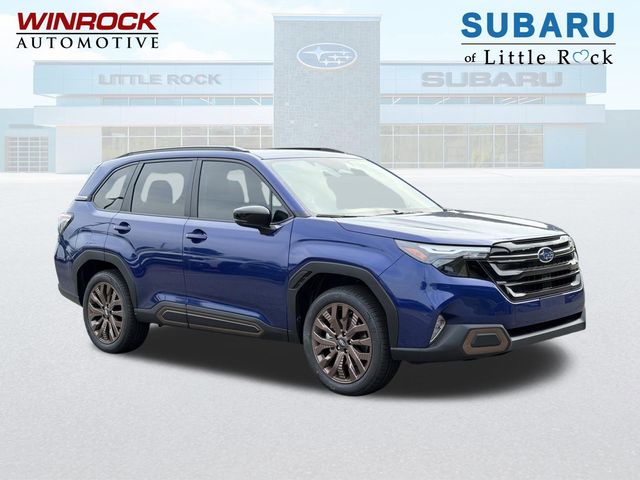 Blue 2026 Subaru Forester Sport Crossover AWD SUV / Crossover All-Wheel Drive Continuously Variable Transmission