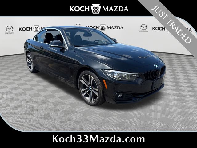 Black Sapphire Metallic 2020 BMW 4 Series Convertible All-Wheel Drive 8-Speed Automatic