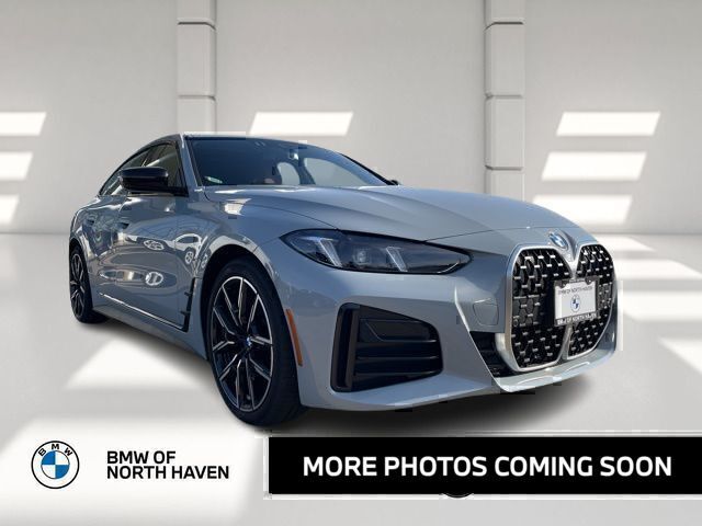 Gray (Brooklyn Grey Metallic) 2025 BMW 4 Series 430i Gran Coupe xDrive Sedan All-Wheel Drive 8-Speed Automatic