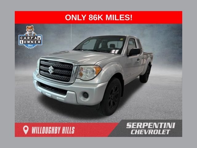 Silver 2011 Suzuki Equator Sport Ext Cab 4WD Pickup Truck Four-Wheel Drive 5-Speed Automatic