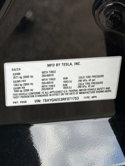 Used 2024 Tesla Model Y SUV