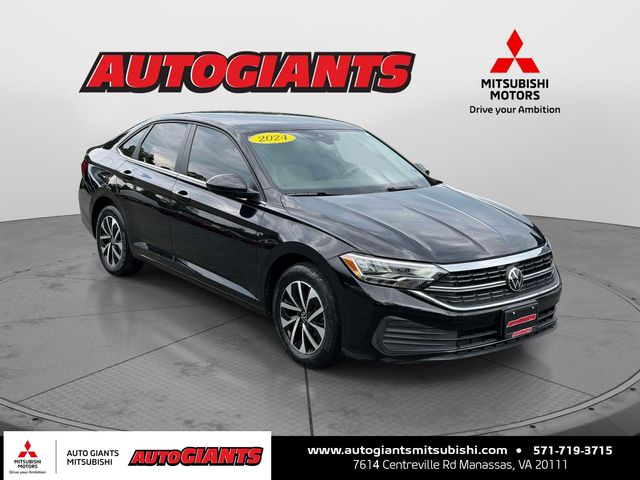 Deep Black 2024 Volkswagen Jetta Sedan Front-Wheel Drive 8-Speed Automatic