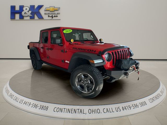 Firecracker Red Clearcoat 2020 Jeep Gladiator Rubicon Crew Cab 4WD Pickup Truck Four-Wheel Drive 8-Speed Automatic