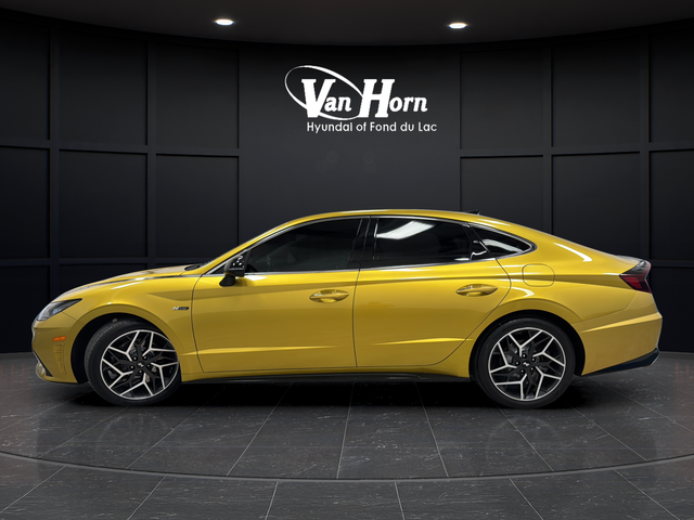 Used 2021 Glowing Yellow Hyundai N Line image 4