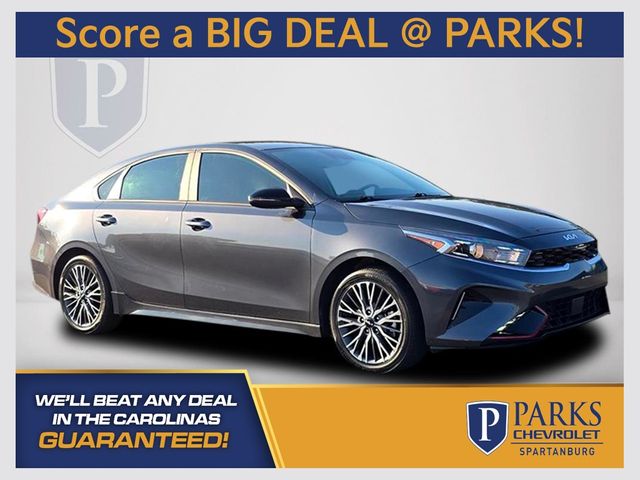 Gray 2024 Kia Forte Sedan Front-Wheel Drive Continuously Variable Transmission