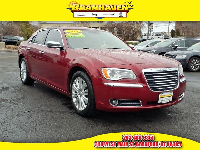 Deep Cherry Red Crystal Pearlcoat 2014 Chrysler 300 C AWD Sedan All-Wheel Drive 5-Speed Automatic