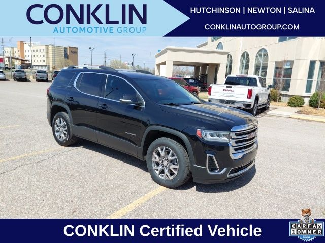 Black (Ebony Twilight Metallic) 2021 GMC Acadia SLT FWD SUV / Crossover Front-Wheel Drive 9-Speed Automatic