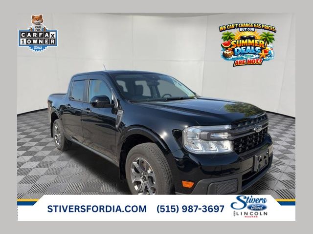 Shadow Black 2024 Ford Maverick XLT SuperCrew FWD Pickup Truck Front-Wheel Drive Continuously Variable Transmission