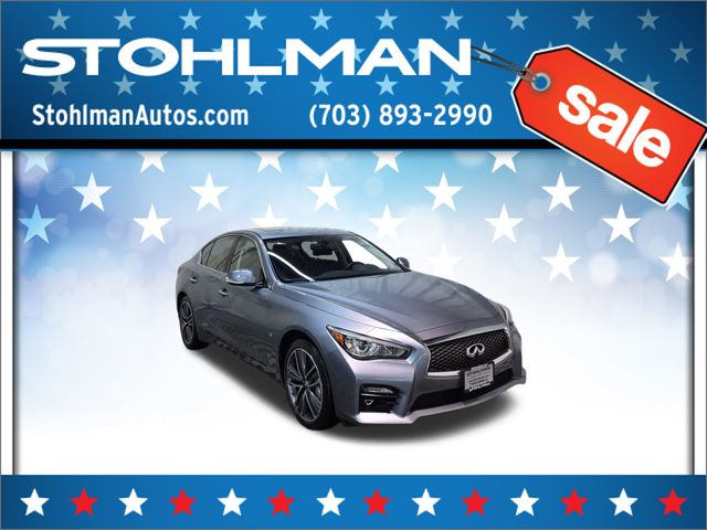 Hagane Blue 2014 INFINITI Q50 3.7 Sport AWD Sedan All-Wheel Drive 7-Speed Automatic