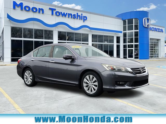 Gray (Modern Steel Metallic) 2015 Honda Accord EX-L Sedan Front-Wheel Drive Continuously Variable Transmission