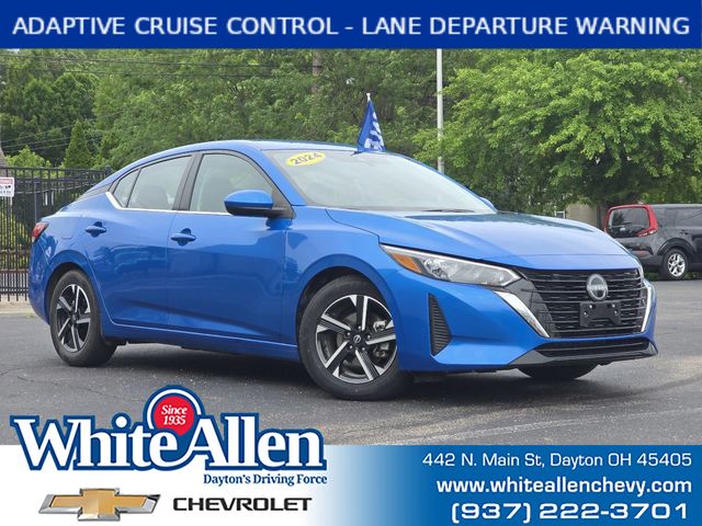 Electric Blue Metallic 2024 Nissan Sentra Sedan Front-Wheel Drive Continuously Variable Transmission