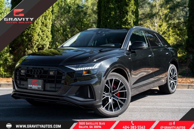 Black Metallic 2023 Audi Q8 quattro Premium Plus 55 TFSI SUV / Crossover All-Wheel Drive 8-Speed Automatic