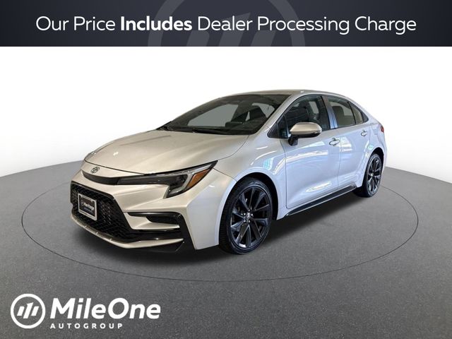 Classic Silver Metallic 2024 Toyota Corolla Sedan Front-Wheel Drive Continuously Variable Transmission
