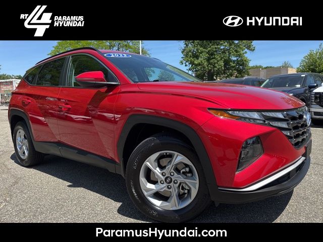 Calypso Red 2023 Hyundai Tucson SUV / Crossover All-Wheel Drive 8-Speed Automatic