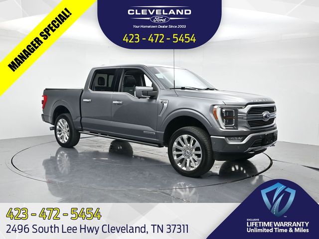 Gray Metallic 2021 Ford F-150 Limited SuperCrew 4WD Pickup Truck Four-Wheel Drive Automatic