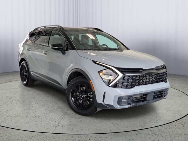 Wolf Gray/Ebony Black Roof 2023 Kia Sportage SUV / Crossover All-Wheel Drive 8-Speed Automatic