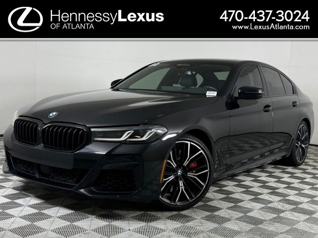 Black Sapphire Metallic 2022 BMW 5 Series Sedan Rear-Wheel Drive 8-Speed Automatic