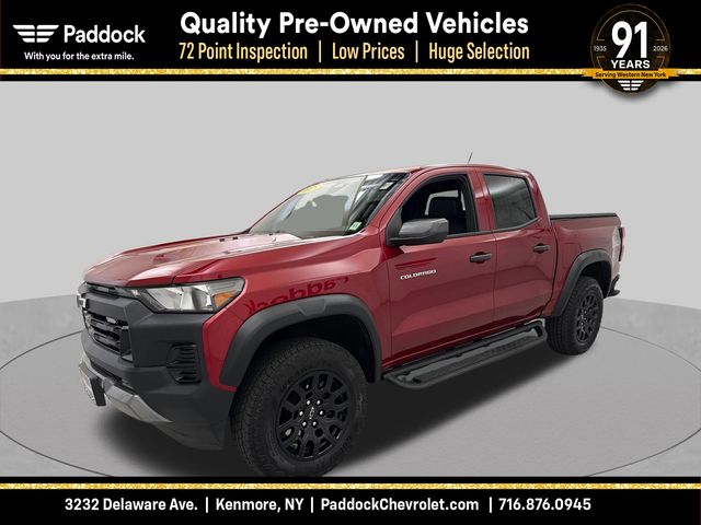 Radiant Red Tintcoat 2025 Chevrolet Colorado Pickup Truck Four-Wheel Drive 8-Speed Automatic