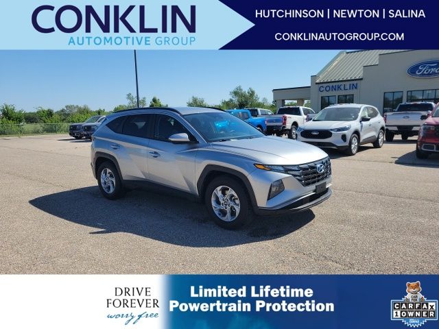 Shimmering Silver 2024 Hyundai Tucson SEL FWD SUV / Crossover Front-Wheel Drive 8-Speed Automatic