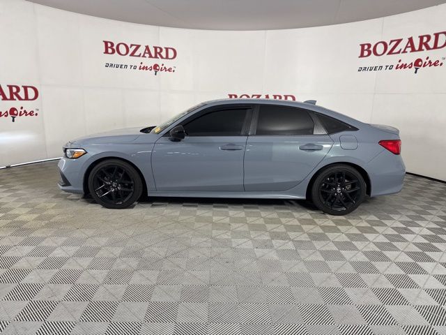 2024 Sonic Gray Pearl Honda Civic Sport FWD Sedan