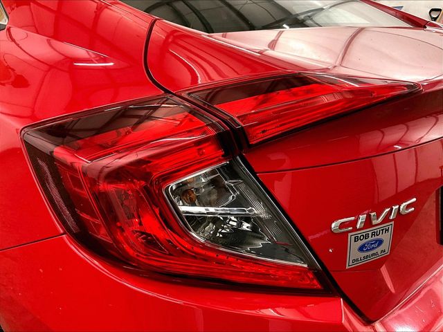 2020 Honda Civic LX Red at Subaru and VW of Moon Township