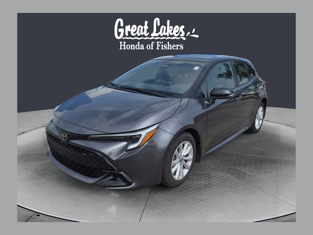 Magnetic Gray Metallic 2025 Toyota Corolla Hatchback SE FWD Hatchback Front-Wheel Drive Continuously Variable Transmission