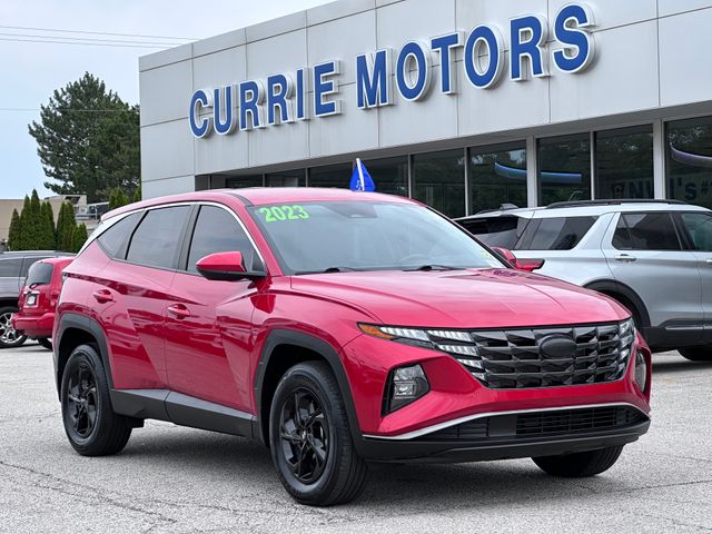 Calypso Red 2023 Hyundai Tucson SUV / Crossover All-Wheel Drive 8-Speed Automatic