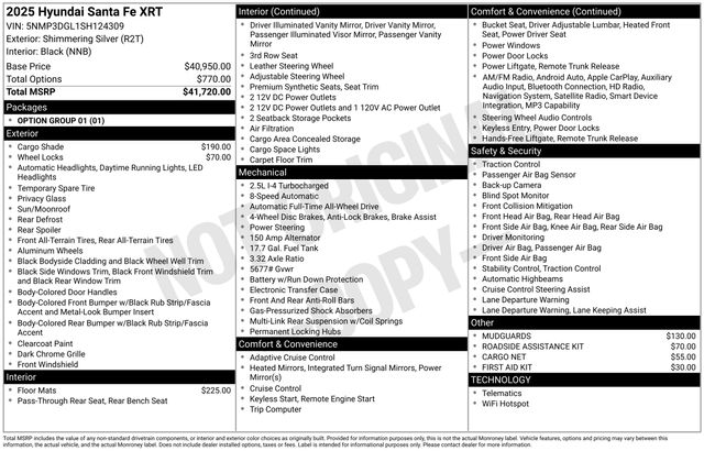 New 2025 Hyundai Santa Fe For Sale in Indianapolis, IN