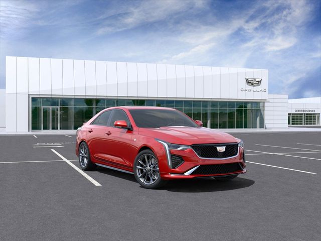 Radiant Red Tintcoat 2025 Cadillac CT4 Sport RWD Sedan Rear-Wheel Drive 8-Speed Automatic