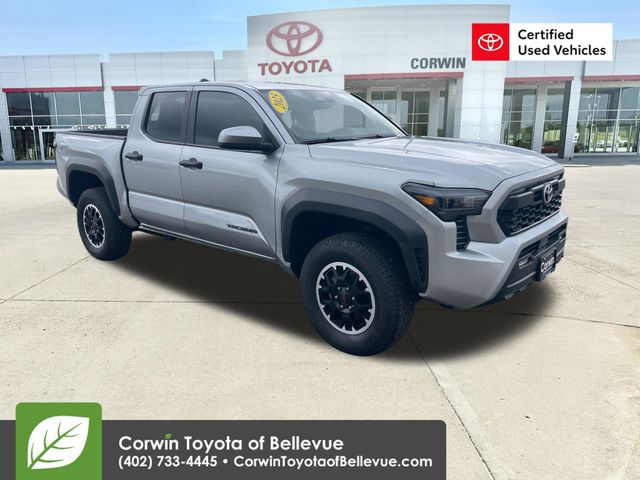 Celestial Silver Metallic 2025 Toyota Tacoma Pickup Truck Four-Wheel Drive 8-Speed Automatic