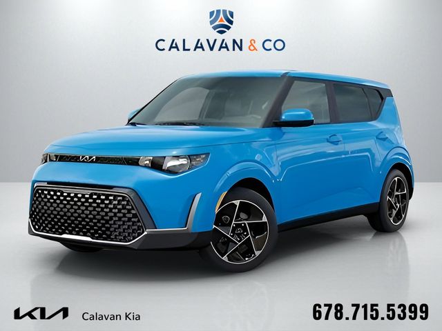Surf Blue 2025 Kia Soul EX FWD SUV / Crossover Front-Wheel Drive Continuously Variable Transmission