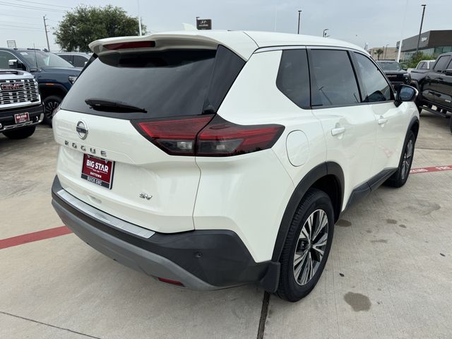 2021 Nissan Rogue SV White at South Houston Nissan