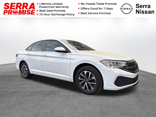 Pure White 2024 Volkswagen Jetta S FWD Sedan Front-Wheel Drive 8-Speed Automatic