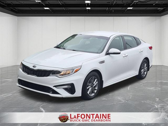 Snow White Pearl 2019 Kia Optima Sedan Front-Wheel Drive 6-Speed Automatic
