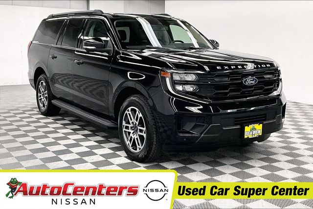 Agate Black Metallic 2025 Ford Expedition MAX Active 4WD SUV / Crossover Four-Wheel Drive 10-Speed Automatic