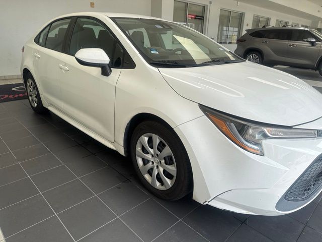 2020 Toyota Corolla LE White at Emmons Autoplex