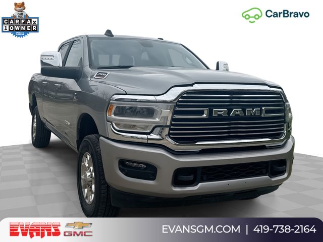Billet Silver Metallic Clearcoat 2024 RAM 2500 Laramie Crew Cab 4WD Pickup Truck Four-Wheel Drive 6-Speed Automatic