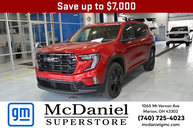 Volcanic Red Tintcoat 2026 GMC Acadia SUV / Crossover Front-Wheel Drive 8-Speed Automatic